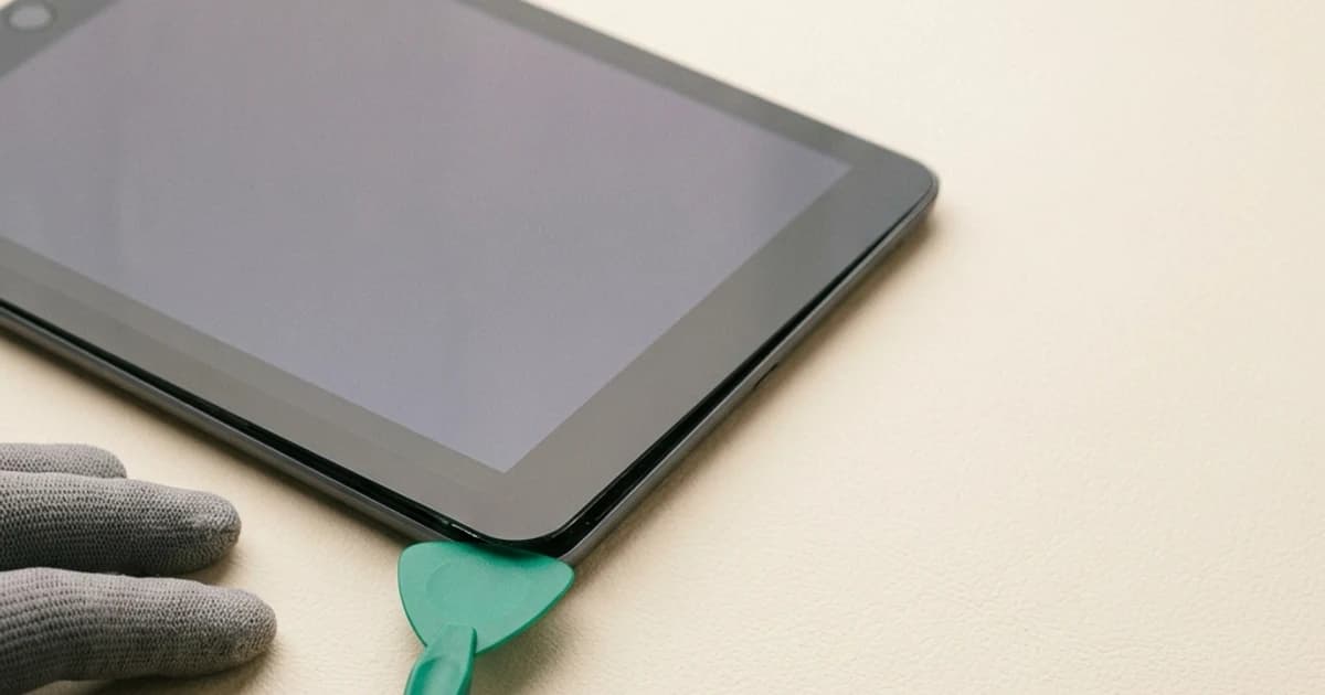 iPad с трещиной: меняем стекло или модуль целиком?