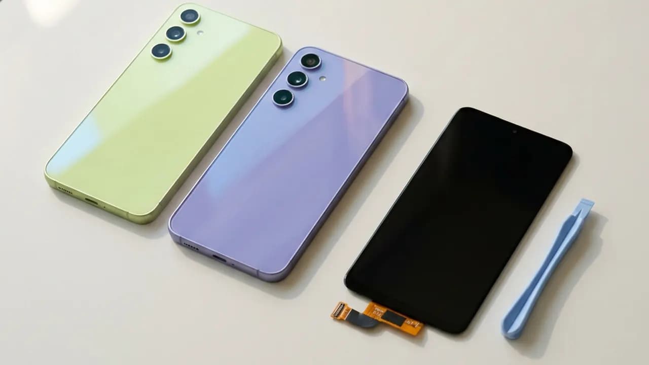 Замена экрана Samsung Galaxy A34, A54 и A55: почему цены разные